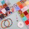 28 Grids Plastic Bead Organizer Box, Organizer Container Storage Box, Dividers for bead arts and crafts.